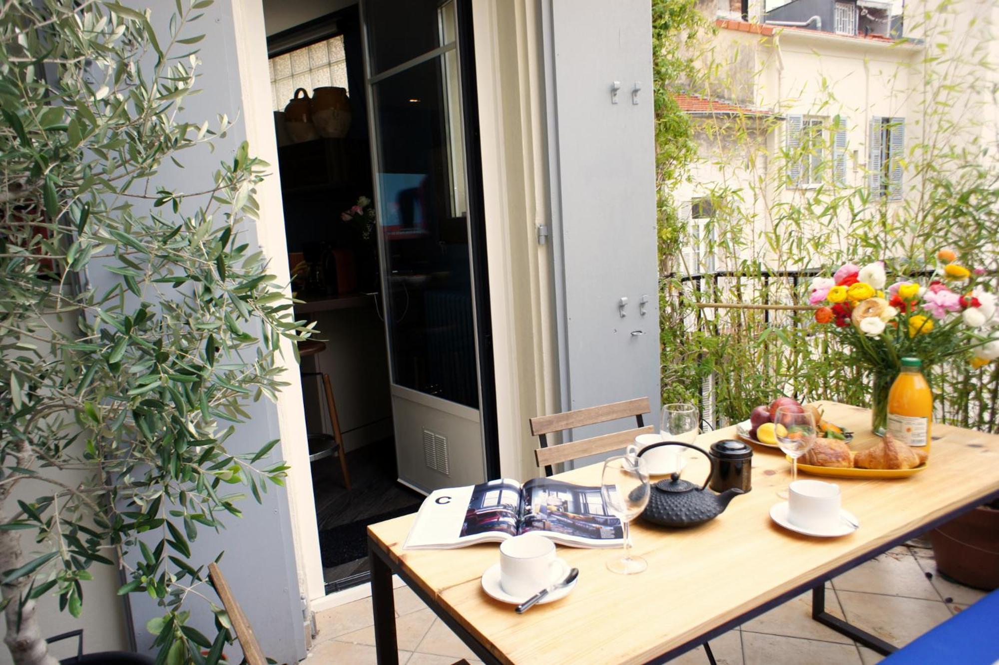 Ze Perfect Place - Elegant Appartement Avec Terrasse - Promenade Des Arts 니스 외부 사진